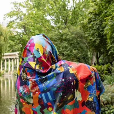 Pièces uniques - Cirque du Ciel Art Mural | 90x140 cm - ELCIELA