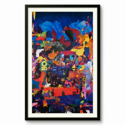 Pièces uniques - Cirque du Ciel Art Mural | 90x140 cm - ELCIELA