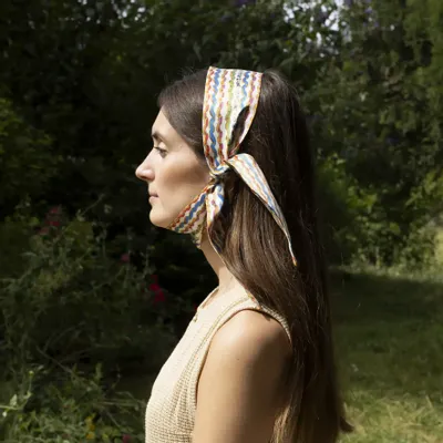 Pinces - Chained Memories Silk Twilly - ELCIELA