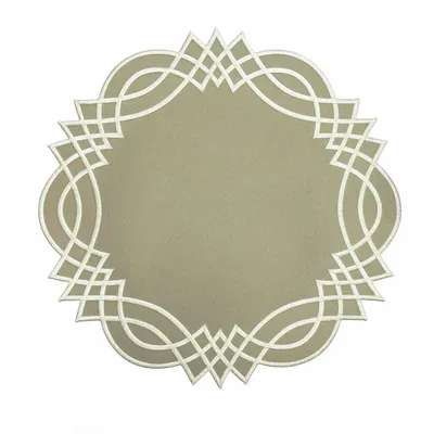 Everyday plates - Geometric  Stain-Resistant Placemat - TIME FOR TEA