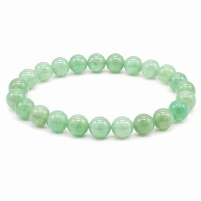 Bijoux - Bracelet Aventurine Verte Perles 8mm - ARABESK