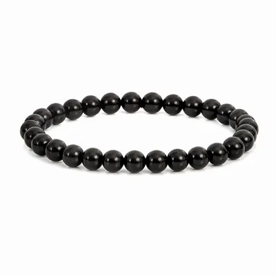 Home fragrances - Black Tourmaline Bracelet Beads 6mm - ARABESK