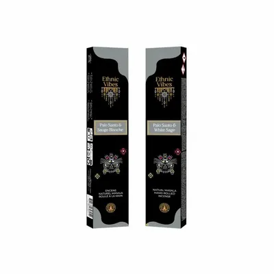 Home fragrances - Frankincense Fragrances & Sens Ethnic Vibes Palo Santo & White Sage Masala 15g - ARABESK