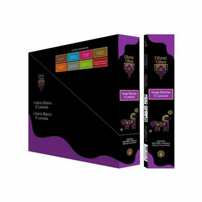 Parfums d'intérieur - Encens Fragrances & Sens Ethnic Vibes Sauge Blanche & Lavande Masala 15g - ARABESK