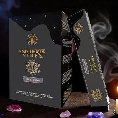 Parfums d'intérieur - Encens Fragrances & Sens Esoterik Vibes Métatron Masala - Boîte De 12 Paquets (15g) - ARABESK