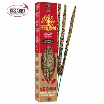 Parfums d'intérieur - Encens Smudge Ecocert Herbio Sang De Dragon 20g - ARABESK