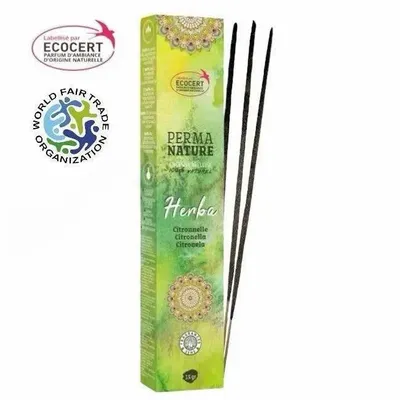 Parfums d'intérieur - Perma Nature Herba Citronnelle Labellisée Ecocert-Commerce Équitable 15g - ARABESK