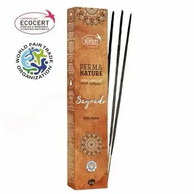 Parfums d'intérieur - Perma Nature Sagrado Palo Santo Labellisé Ecocert-Commerce Equitable 15g - ARABESK