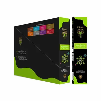 Parfums d'intérieur - Encens Fragrances & Sens Ethnic Vibes Sauge Blanche & Foin D’Odeur 15g - ARABESK
