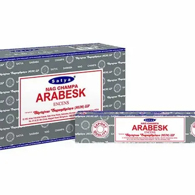 Parfums d'intérieur - Encens Satya Arabesk 15g - Boîte De 12 Paquets - ARABESK
