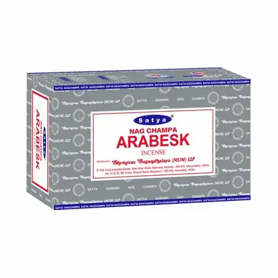 Parfums d'intérieur - Encens Satya Arabesk 15g - Boîte De 12 Paquets - ARABESK