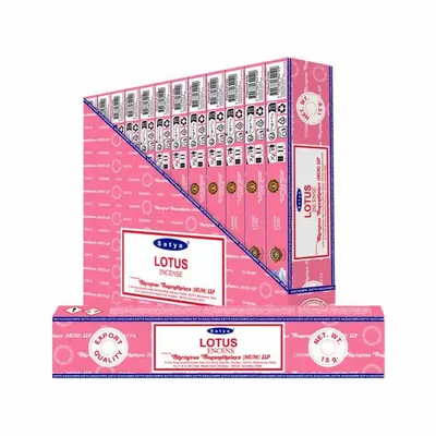 Home fragrances - Satya Lotus Incense 15g - Box of 12 packs - ARABESK