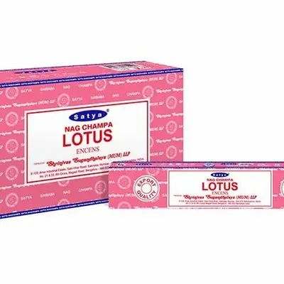 Home fragrances - Satya Lotus Incense 15g - Box of 12 packs - ARABESK