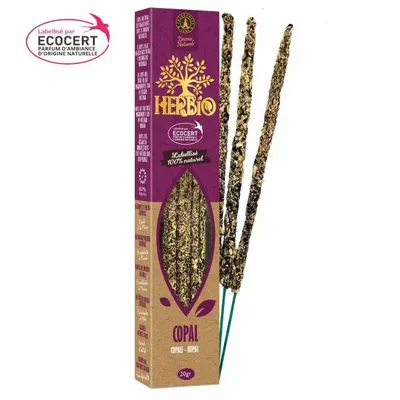 Home fragrances - Smudge Ecocert Herbio Copal Incense 20g - ARABESK