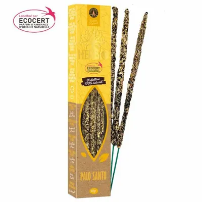 Home fragrances - Smudge Ecocert Herbio Palo Santo Incense 20g - ARABESK