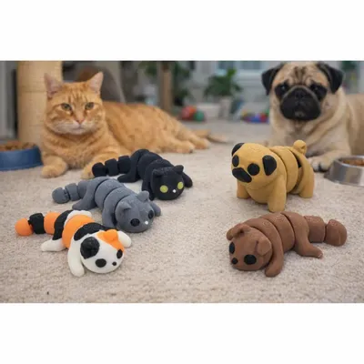 Cadeaux - Mini figurines chiens et chats à collectionner - ZANIMIZ