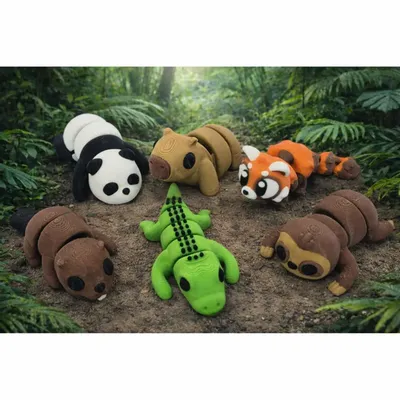 Cadeaux - Mini figurines d'animaux exotiques à collectionner - ZANIMIZ