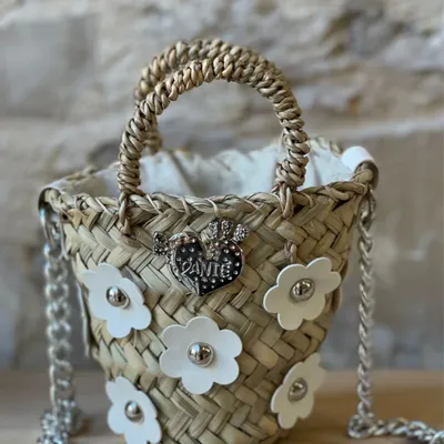 Bags and totes - Daisy mini bag with flowers - DANIÉ