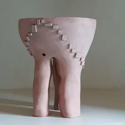 Other tables - Pink Terracotta side table - STUDIO WILD ORANGE