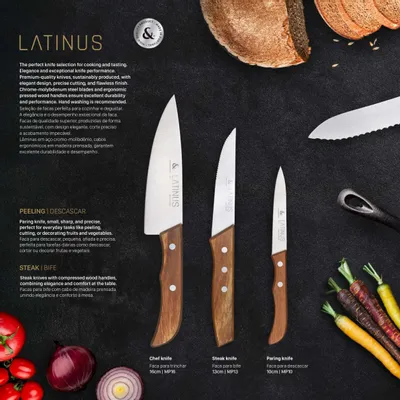 Kitchen utensils - Latinus knife range - COOK&LIFESTYLE