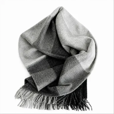 Objets design - Plaid en alpaga, gris neutre - PUEBLO