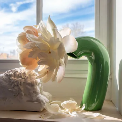 Vases - VITA Vase - Viridescent Green - BIBAH