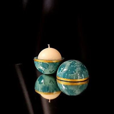 Cadeaux - Bougie Globe Bollywood — Jasmin - PONPON CURIOSITAS