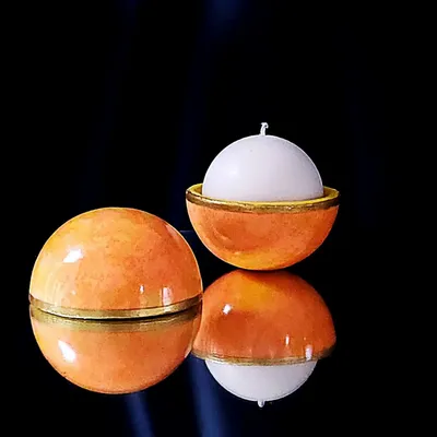 Cadeaux - Bougie Globe Bollywood — Fleur d'Oranger - PONPON CURIOSITAS