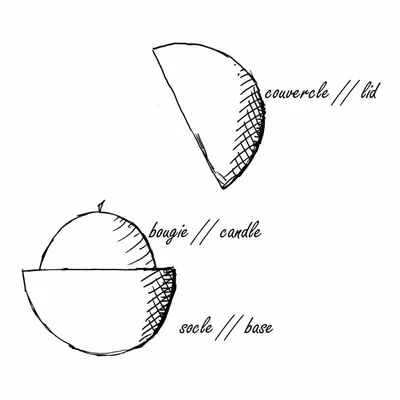 Objets de décoration - Bougie Globe Classic — Vétiver - PONPON CURIOSITAS