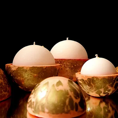 Design objects - Globe Classic Candle — Orange Blossom - PONPON CURIOSITAS