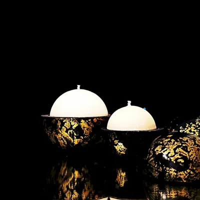 Objets de décoration - Bougie Globe Classic — Bois de Tonka - PONPON CURIOSITAS