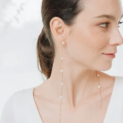 Jewelry - Pearl Rain Earrings - CÂPÂ JEWELRY