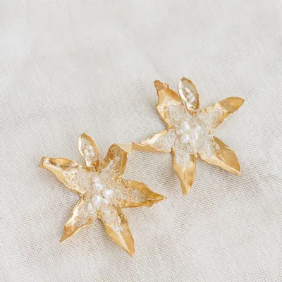 Jewelry - Orchid Petals Earrings - CÂPÂ JEWELRY