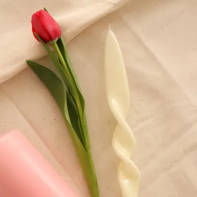 Objets de décoration - Meloria bougie torsadée « Denise » - GRAZIANI