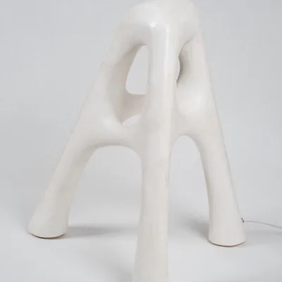 Pièces uniques - Duo Lampes White Noise - CLEMENCE MARS & THOMAS LELOUCH