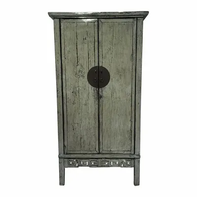 Wardrobe - Old and unique lacquered high cabinet - PAGODA INTERNATIONAL