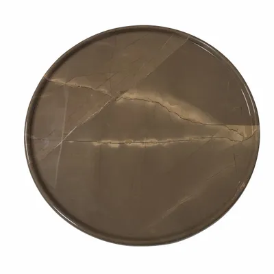 Objets de décoration - Plateau en marbre marron - SAGIT