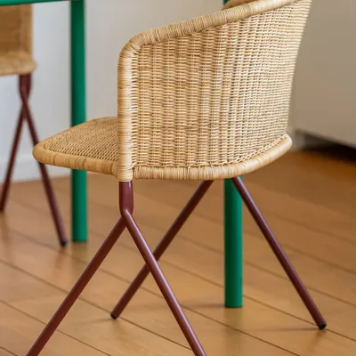 Fauteuils - Kakī armchair cadre oxide red intérieur et extérieur | chaises - FEELGOOD DESIGNS