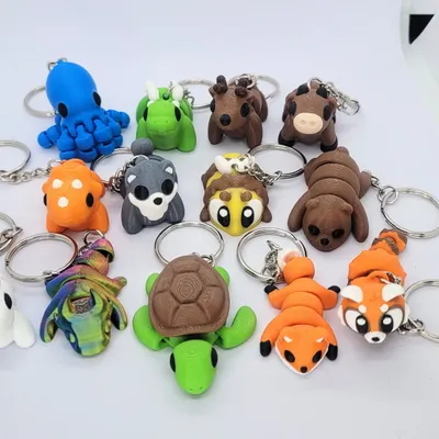 Gifts - Collectible mini figures with keychains - ZANIMIZ