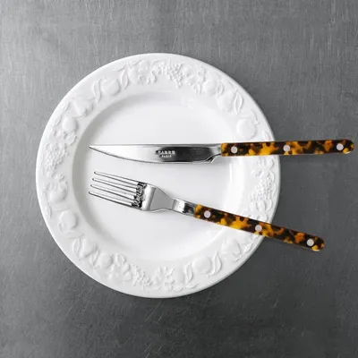 Ménagères - Set de 4 couverts de table - Bistrot, Effet Écaille - SABRE PARIS
