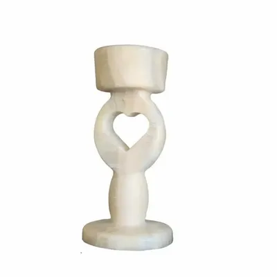 Objets de décoration - Bougeoir en onyx blanc - SAGIT
