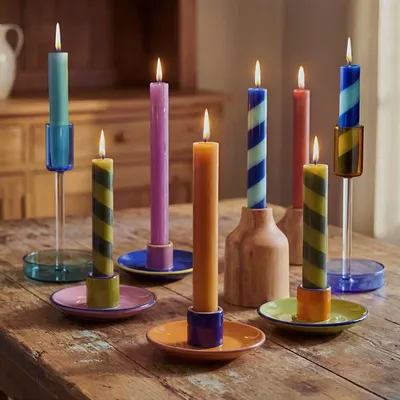 Candles - Taper candles GLUMI - TRANQUILLO