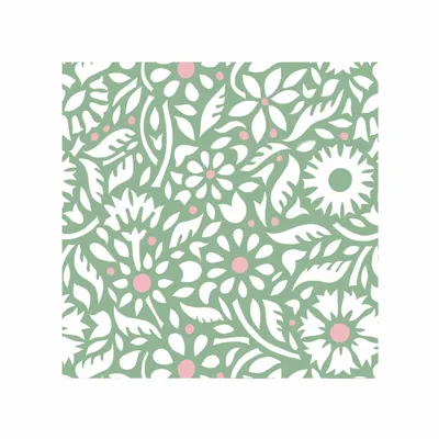 Sleepwear - Cotton Pyjamas - Flora Pastel - LIME TREE DESIGN