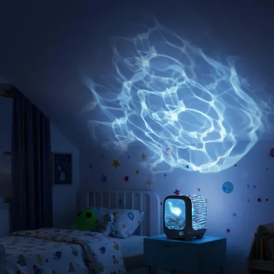 Children's lighting - Wavy Light — Ocean Projector with White Noise and Bluetooth Speaker - MOB