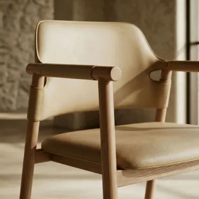 Chaises - Chaise Aarhus Creme - EMPREINTE DU TEMPS