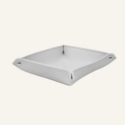 Other office supplies - Square Leather Valet Tray - LIMAC DESIGN