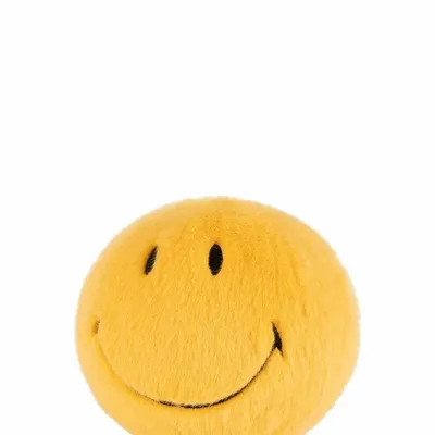 Soft toy - SMILEY Plush Toy – 13cm Fuzzy - Yellow - STEMPELS ET CO