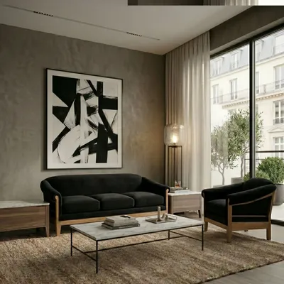 Lounge chairs for hospitalities & contracts - Avis Essence Black | Armchair - CREARTE COLLECTIONS
