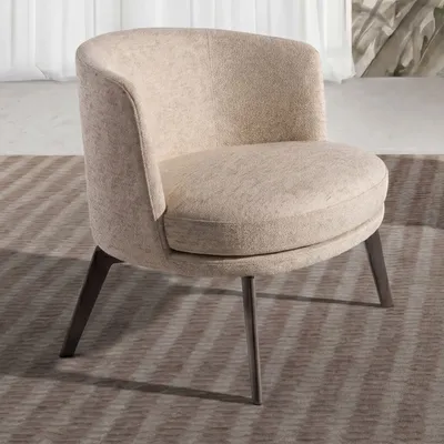 Fauteuils - Fauteuil en tissu crème - ANGEL CERDÁ