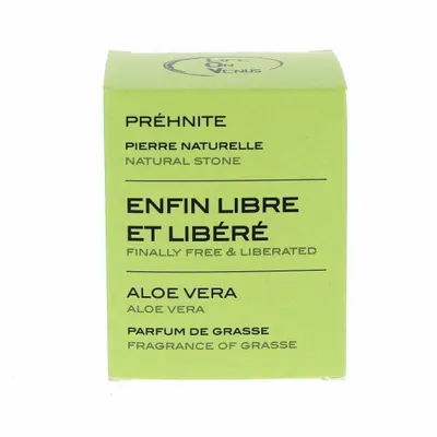 Scent diffusers - FINALLY FREE AND LIBERATED scented candle Stones of Life – Prehnite - LIFE ON VENUS